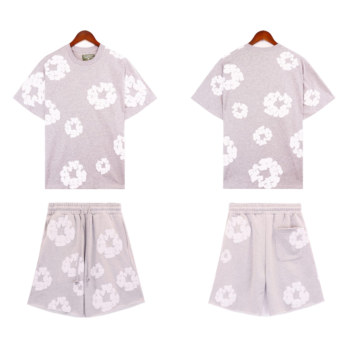 Denim Tears Short Set Grey
