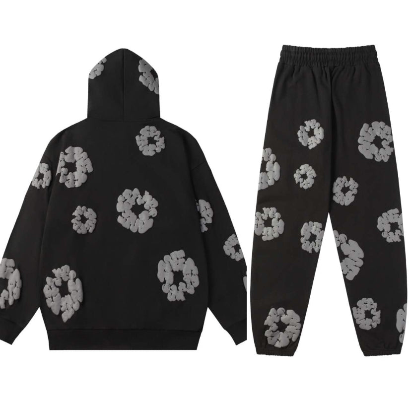 Denim Tears Black/Grey Pants Set