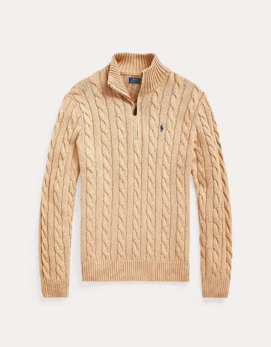 Ralph Lauren Cable Knit Quarter-Zip