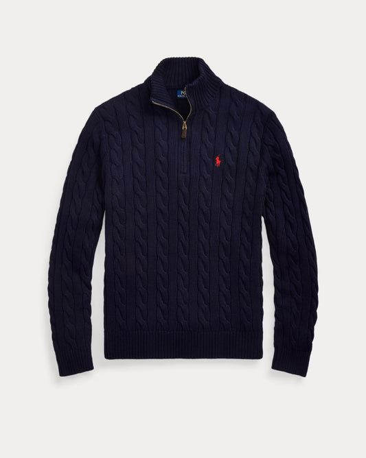 Ralph Lauren Cable Knit Quarter-Zip