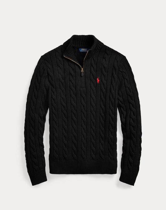 Ralph Lauren Cable Knit Quarter-Zip